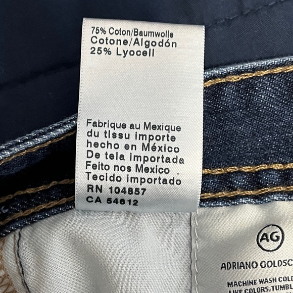 AG Goldschmied Graduate Tailored Leg Men's Blue Jeans sz 31 Cropped - Picture 12 of 13